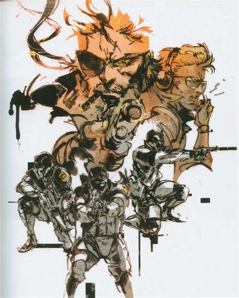 metal gear 1 box art facts|yoji shinkawa metal gear art.